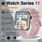 Series 11 Original Smart Watch AMOLED HD Display GPS Track Pro Bluetooth Call Waterproof Sports