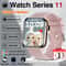 Series 11 Original Smart Watch AMOLED HD Display GPS Track Pro Bluetooth Call Waterproof Sports