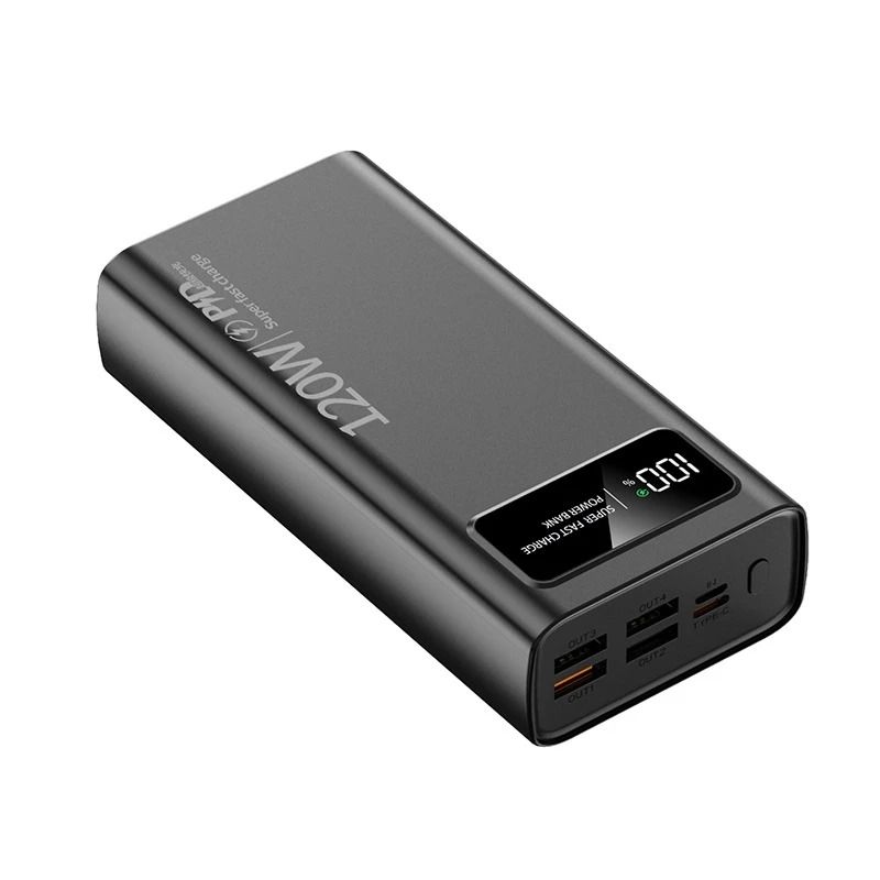 120W Super Fast Charging Power Bank 50000mAh UltraHigh Capacity Digital Display Pro Power Station 5