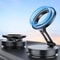 Vacuum Magnetic Car Phone Holder 360 Adjustable Suction Cup PocketSized Foldable Magnetic Mount 9