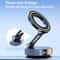 Vacuum Magnetic Car Phone Holder 360 Adjustable Suction Cup PocketSized Foldable Magnetic Mount 3