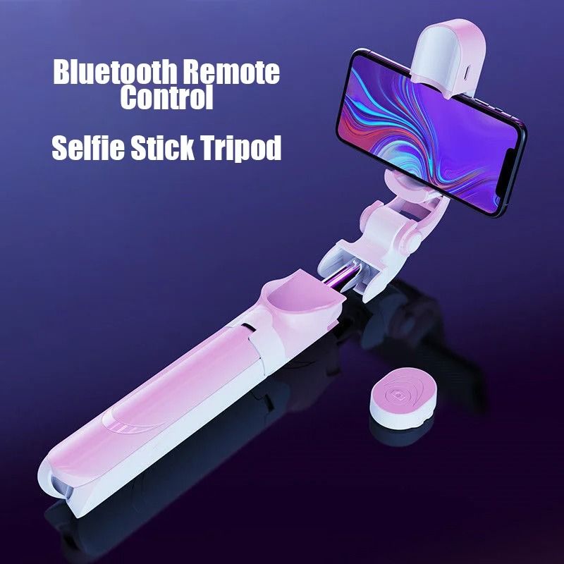 Wireless Remote Shutter Selfie Stick Tripod 3in1 Extendable Phone Stand Portable Bluetooth Monopo 3