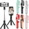 Wireless Remote Shutter Selfie Stick Tripod 3in1 Extendable Phone Stand Portable Bluetooth Monopo 4