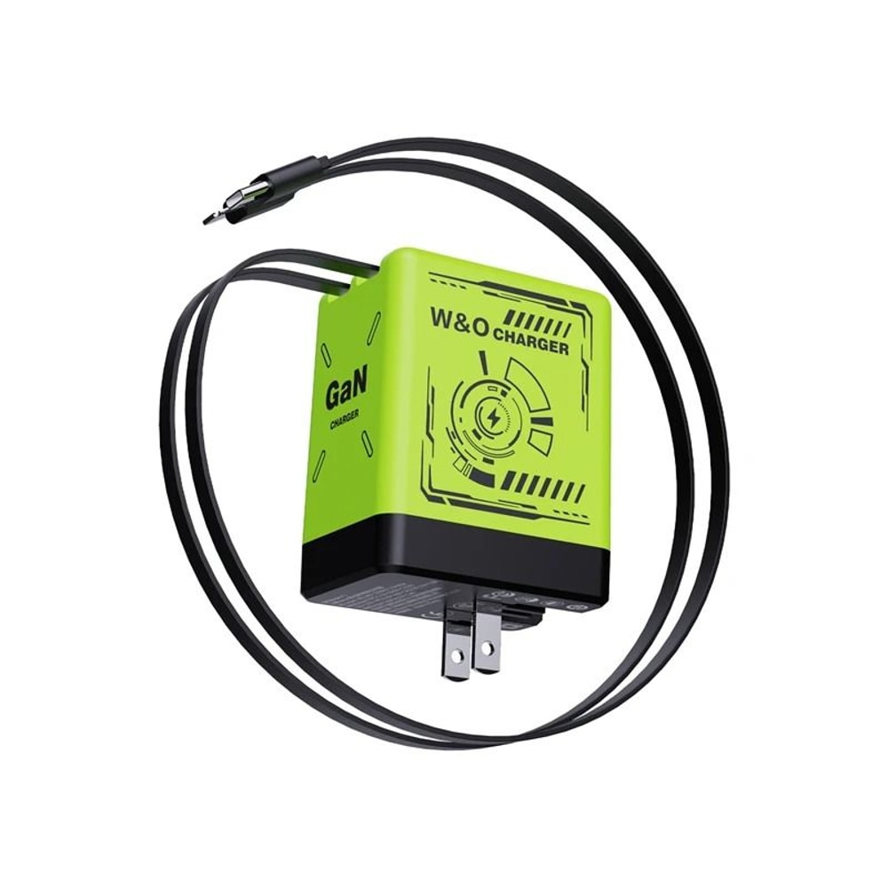 Telescopic GaN Fast Charger 65W Retractable Compact Power Station 15