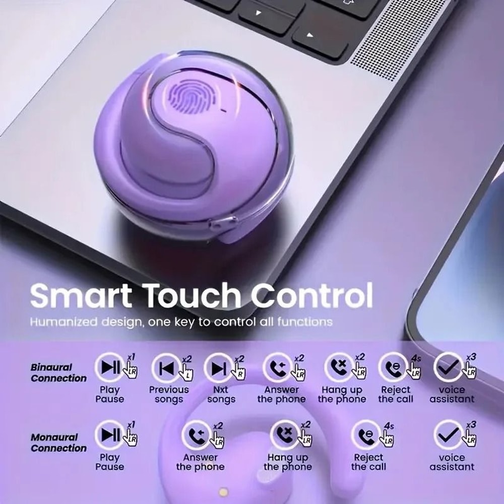 Ai Wireless Translation Earphones 150 Language Support Ceramic Speaker Pro OWS OpenEar Bluetooth 5