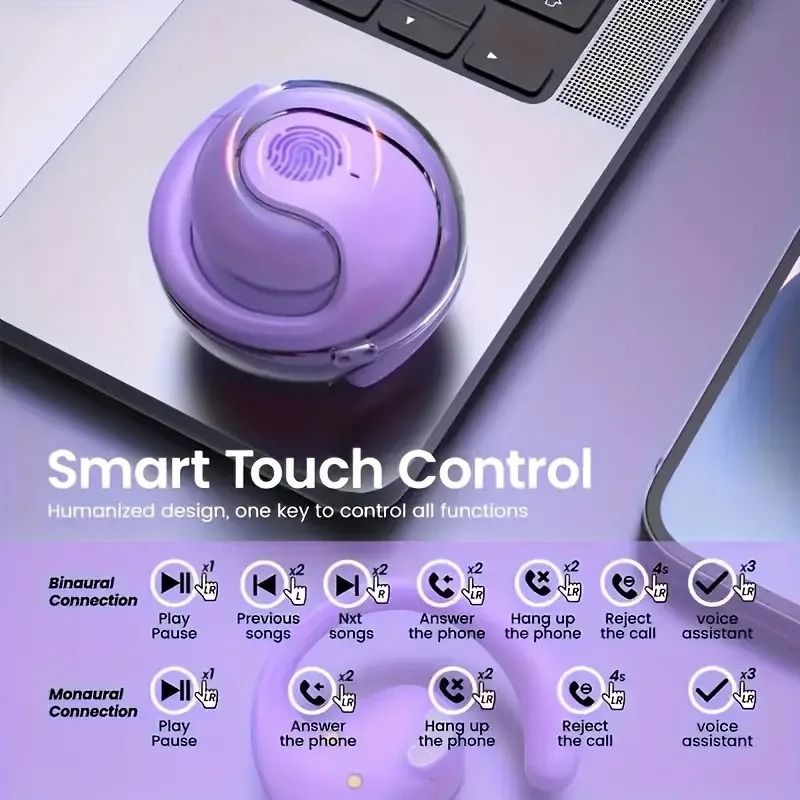 Ai Wireless Translation Earphones 150 Language Support Ceramic Speaker Pro OWS OpenEar Bluetooth 5