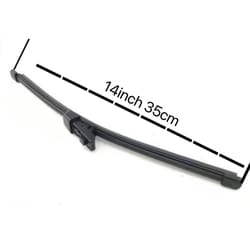 rear windshield wiper blade – high-performance natural rubber – precision fit for golf, polo, tiguan & more