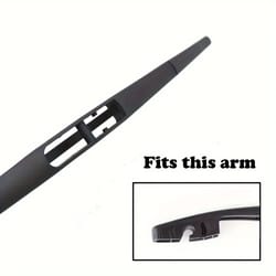universal rear wiper blade – high-visibility rubber – precision fit for honda, subaru & more