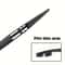 Universal Rear Wiper Blade HighVisibility Rubber Precision Fit For Honda Subaru More 0