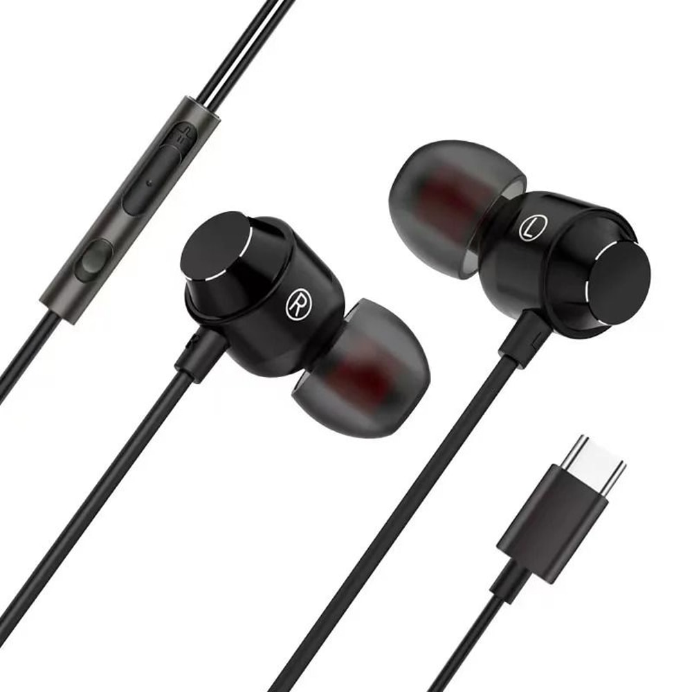 Universal TypeC Digital Audio Earbuds HiFi Wired Headset With Integrated DAC Chip Pro Audio For M 2