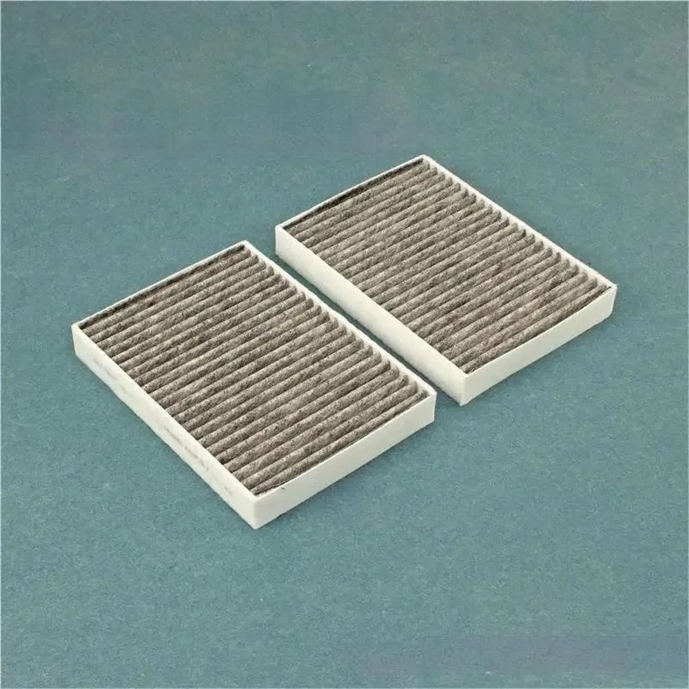 Cabin Air Filter 2pc Set Activated Carbon Filtration Precision Fit For BMW 5 6 7 Series 2