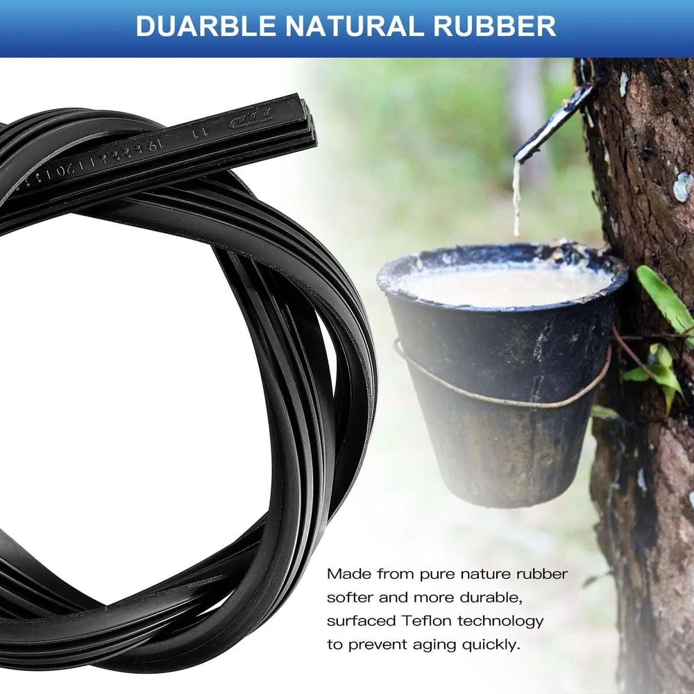 Premium Front Windshield Wiper Blades 2222 HighPerformance Natural Rubber Mercedes C GLC Class F 5