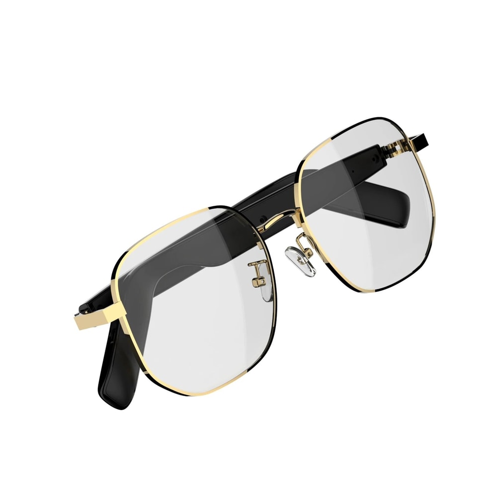 Smart Audio Eyewear SG16 Pro Bluetooth 54 AntiBlue Light Immersive 3D Stereo GoldFrame Sunglasse 4