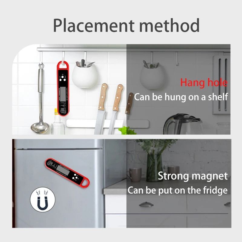 Professional Digital Meat Thermometer 2Second Instant Read Waterproof Precision Tool For BBQ Gri 4