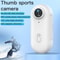 4K Thumb Action Camera UltraCompact HD Sports Cam Digital Image Stabilization Pro AutoExposure 3