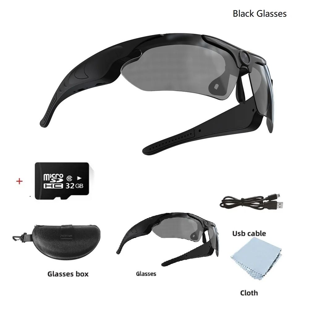 HD 1080P Smart Sunglasses Camera Polarized Sports Eyewear With Integrated Video Recorder 32GB Hig 6