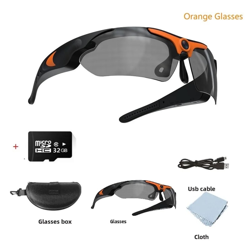 HD 1080P Smart Sunglasses Camera Polarized Sports Eyewear With Integrated Video Recorder 32GB Hig 7