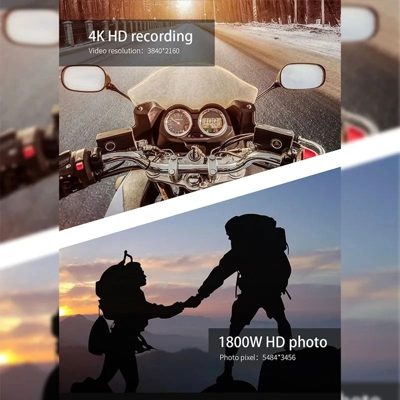 4K HD Smart Camera Glasses UltraHigh Definition Video Recording HandsFree POV Camcorder For Cycli 4