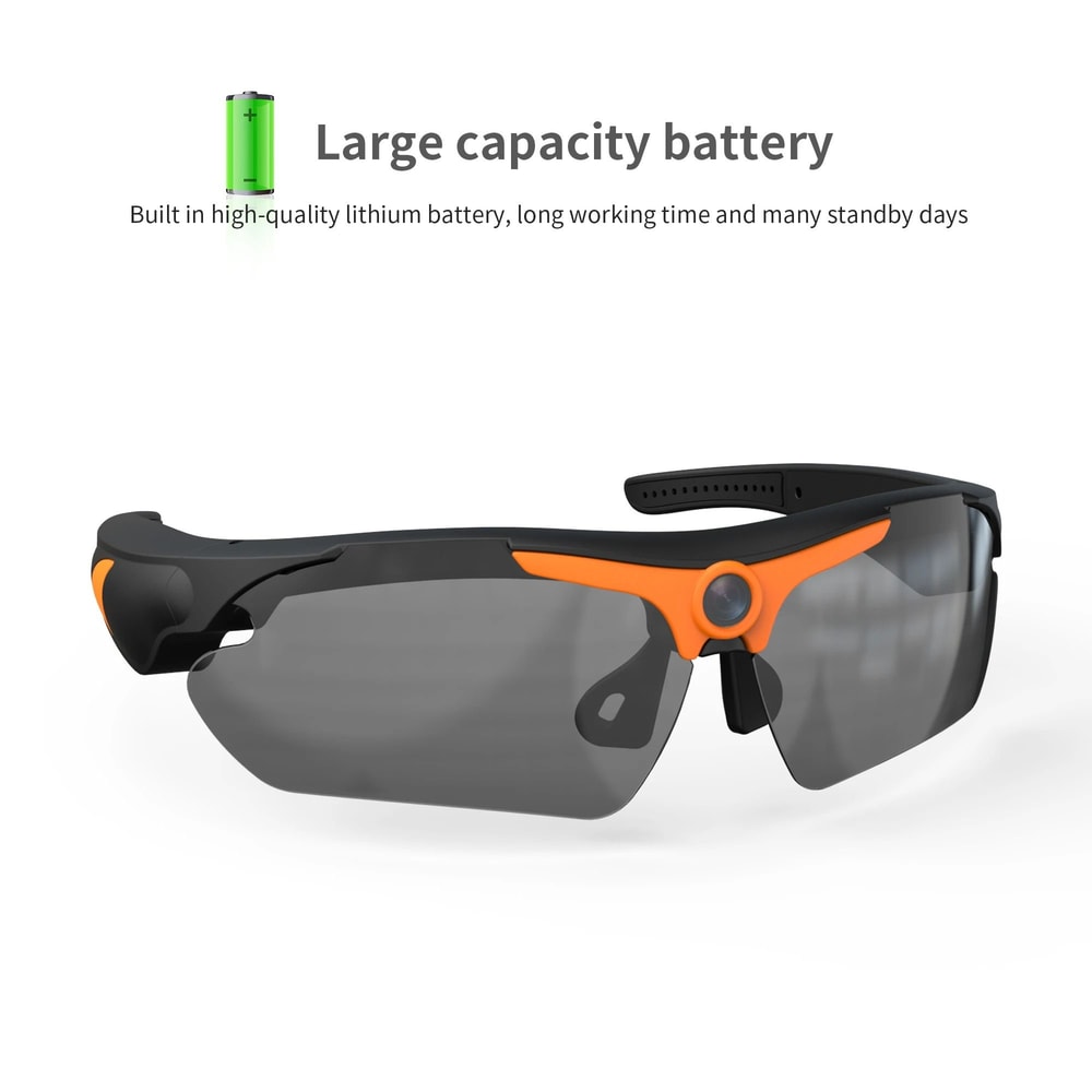 HD 1080P Smart Sunglasses Camera Polarized Sports Eyewear With WideAngle POV Video Recorder 5