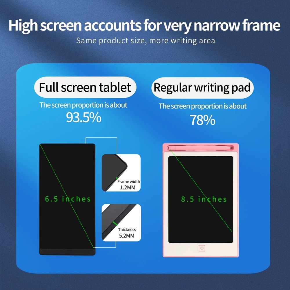 65Inch Digital Doodle Board Portable LCD Writing Tablet Electronic Memo Pad For Kids Professiona 5