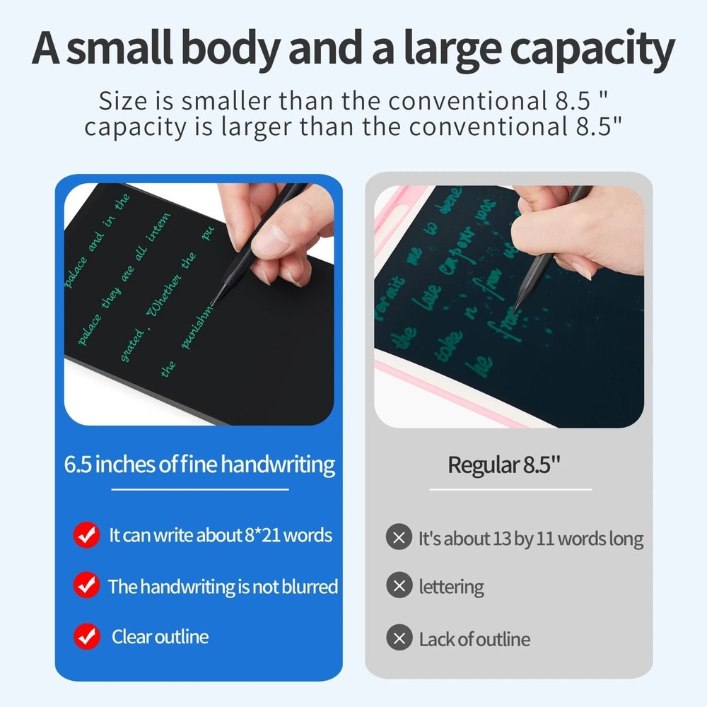 65Inch Digital Doodle Board Portable LCD Writing Tablet Electronic Memo Pad For Kids Professiona 6