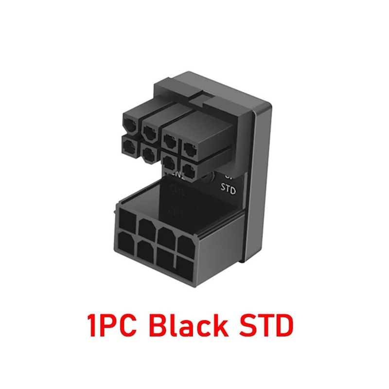 ATX GPU 180Degree Power Adapter Angled Steering Connector For Desktop Video Cards Cable Managemen 9