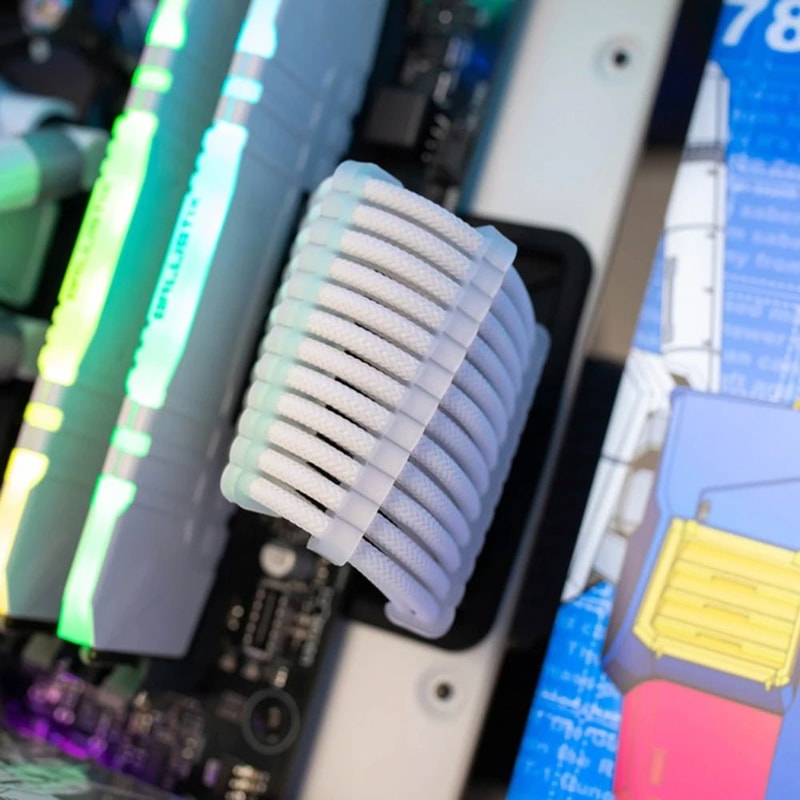 24Piece PC Cable Comb Set Premium Wire Management Clamps Motherboard GPU Power Cable Organizer 3