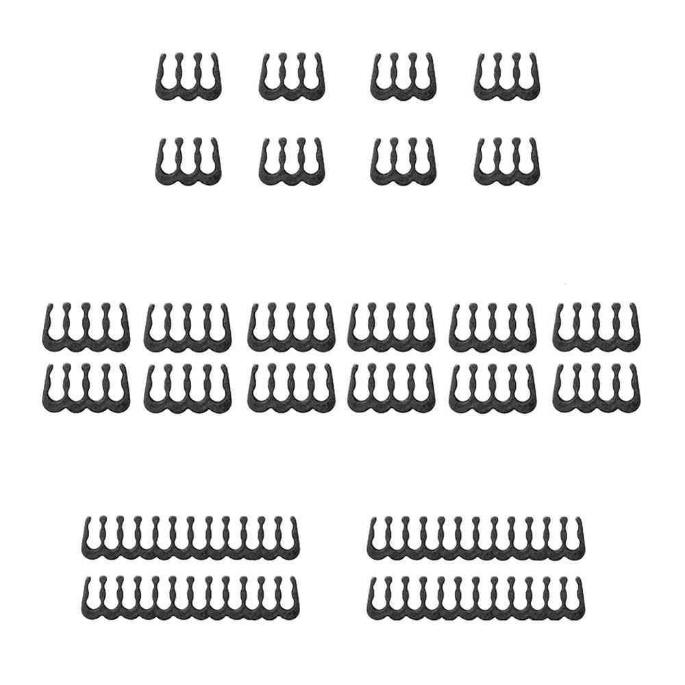 24Piece PC Cable Comb Set Premium Wire Management Clamps Motherboard GPU Power Cable Organizer 4