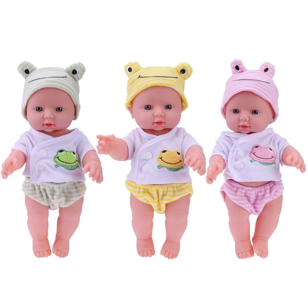 Reborn Girl Baby Doll 3D Simulation PVC Companion Movable Educational Toy For Early Childhood 0