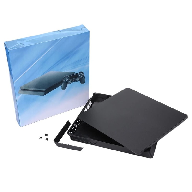 PS4 Replacement Console Housing Shell Precision Front Bottom Protective Cover Full Chassis Case 3