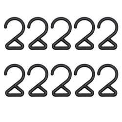 z-shaped triangle camping hooks – 10-piece multi-purpose gear hangers – portable outdoor utility organizer