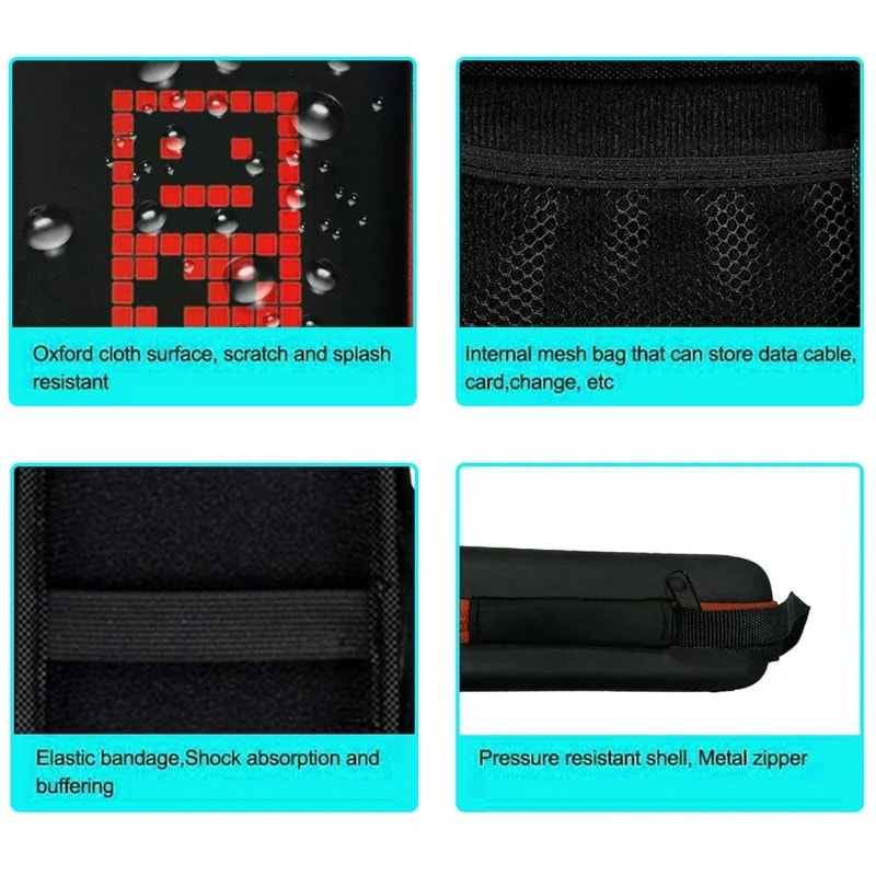 Retro Handheld Console Travel Case HighPerformance EVA Storage Bag Professional Waterproof Protec 2