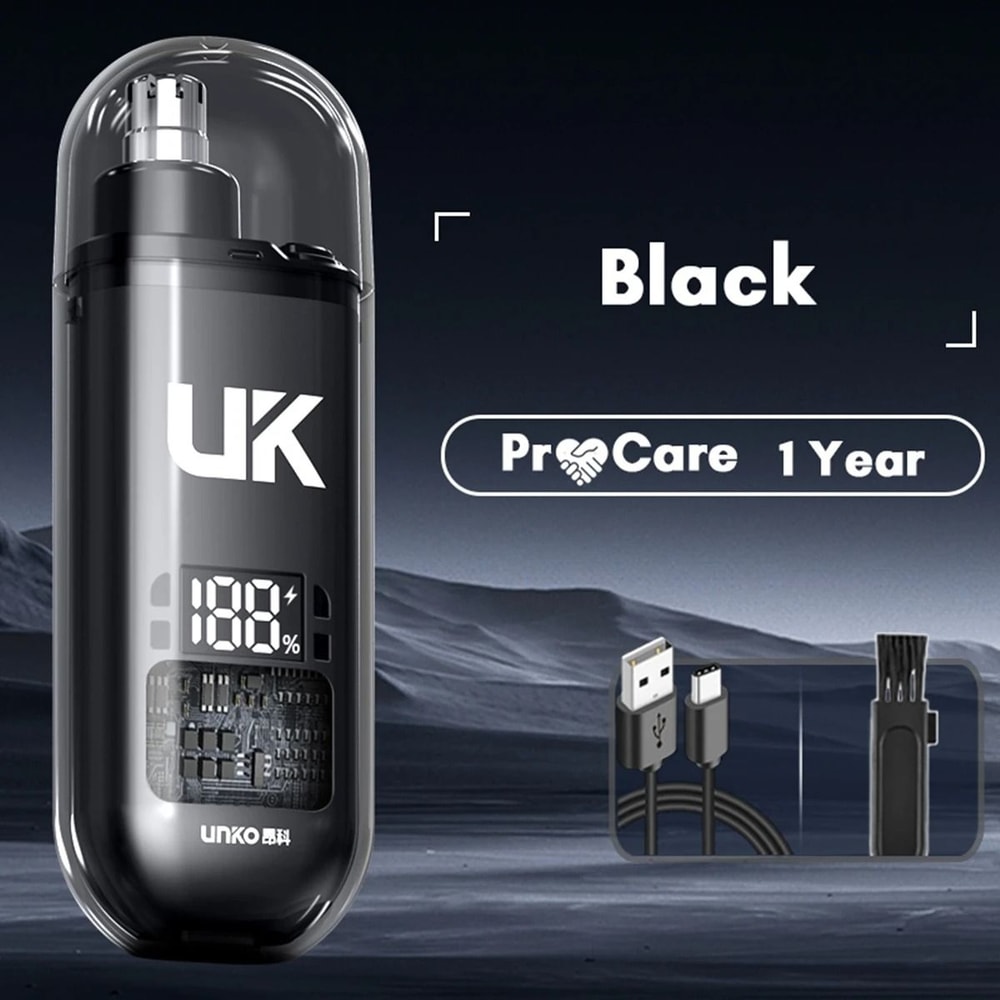 Mini Rechargeable Nose Hair Trimmer Portable Pocket Ear Eyebrow Clipper Professional Painless Gr 4