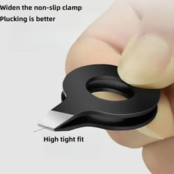 high-precision eyebrow tweezers – professional facial hair & vellus removal tool – surgical grade fine tip plucker