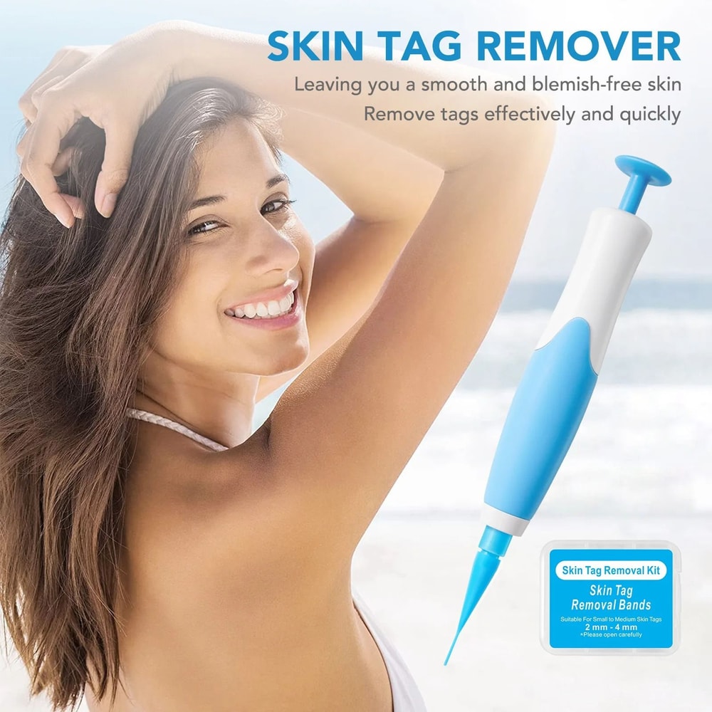 2in1 Auto Skin Tag Remover Kit Micro Large Skin Tag Removal Device Professional Face Body Care 4