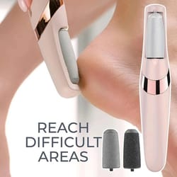 electric foot callus remover – rechargeable pedicure scrubber – professional exfoliator for smooth & healthy feet