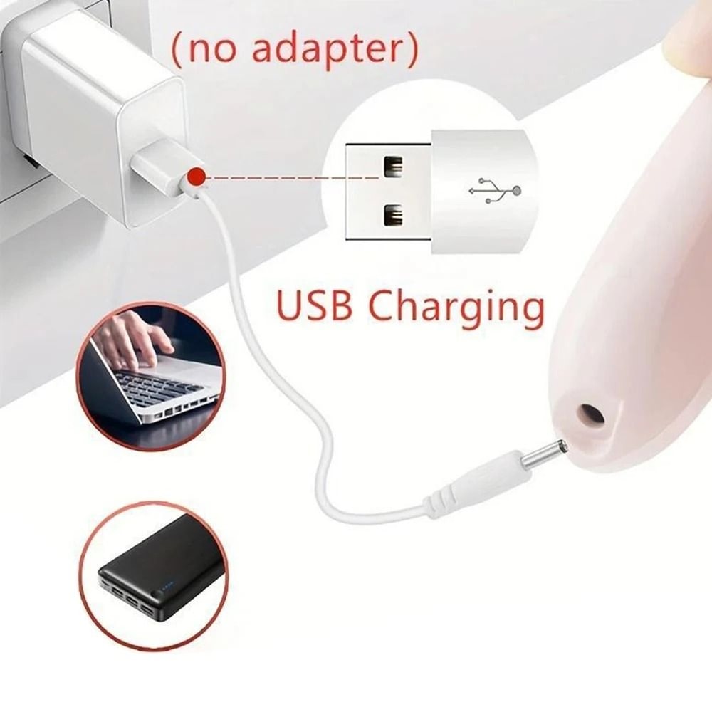 Electric Foot Callus Remover Rechargeable Pedicure Scrubber Professional Exfoliator For Smooth H 4