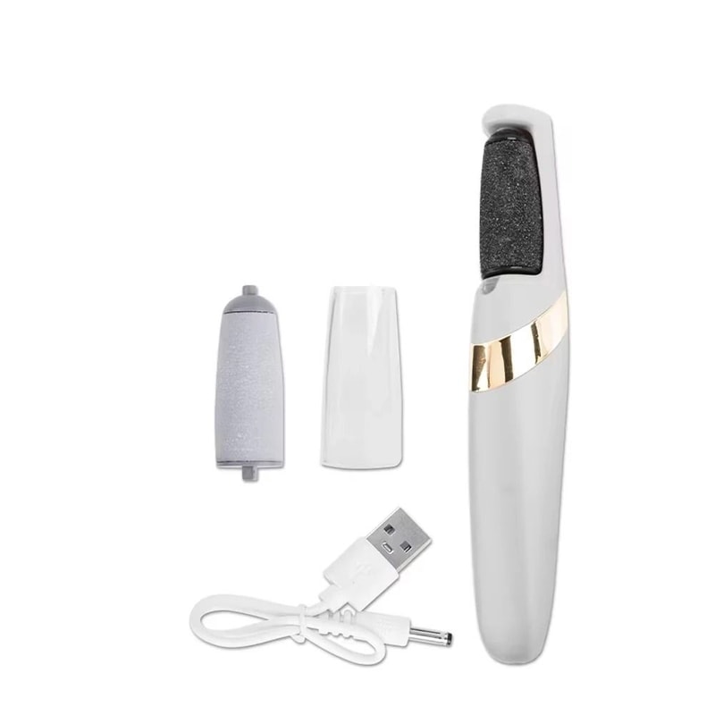 Electric Foot Callus Remover Rechargeable Pedicure Scrubber Professional Exfoliator For Smooth H 7