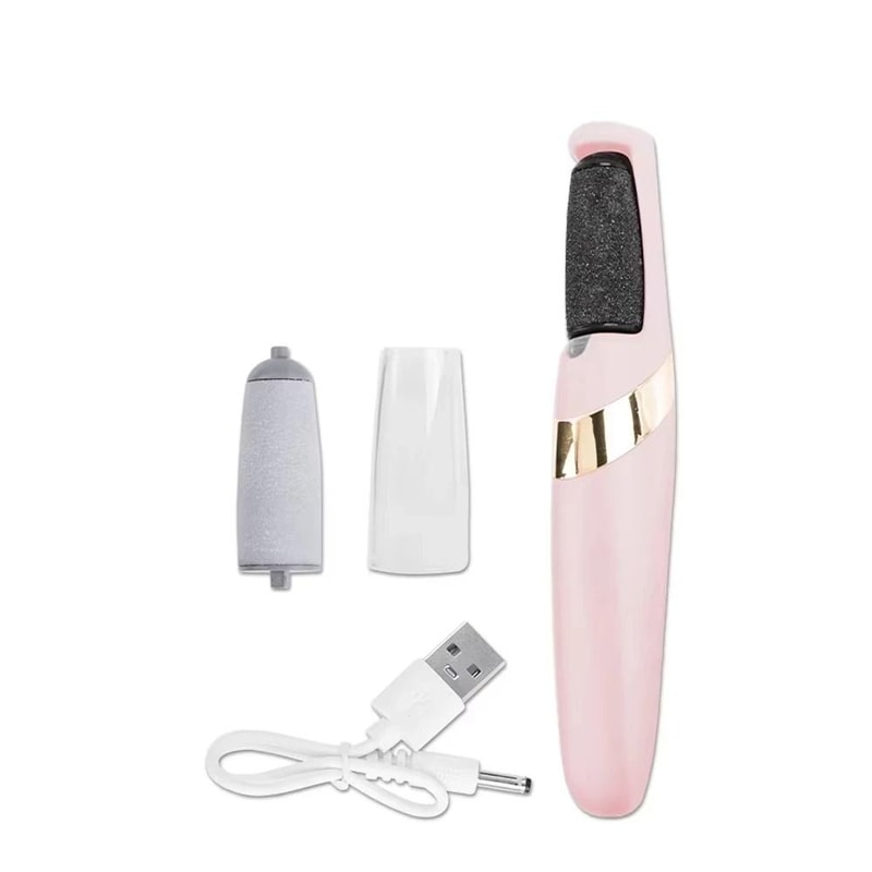 Electric Foot Callus Remover Rechargeable Pedicure Scrubber Professional Exfoliator For Smooth H 8
