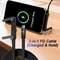 2in1 Foldable TypeC Cable Holder 240W UltraFast Charging Data Hub Integrated Mobile Phone Bracket 0