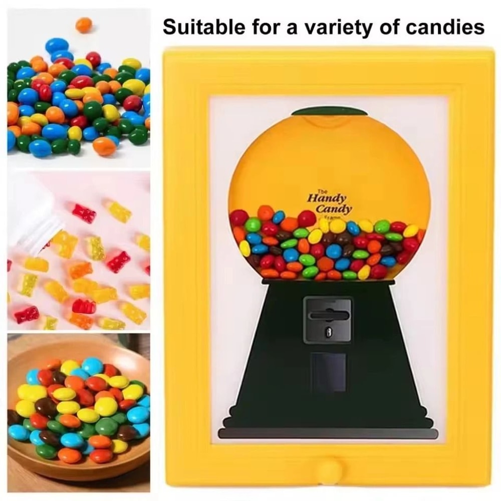 Creative Candy Dispenser Frame Personalized Storage Rack Photo Frame Decor Unique Home Furnishin 2