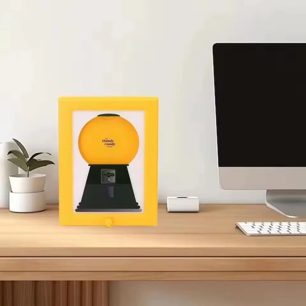 Creative Candy Dispenser Frame Personalized Storage Rack Photo Frame Decor Unique Home Furnishin 5