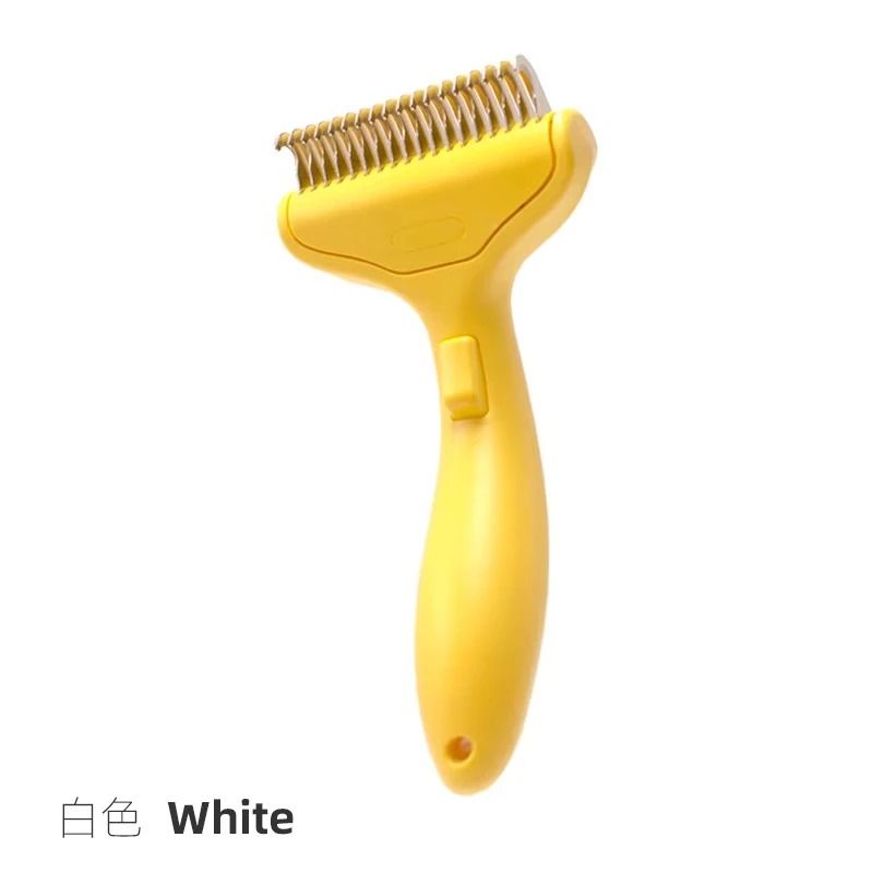 Stainless Steel Pet Dematting Comb Professional Dog Hair Removal Brush HighYield Grooming Deshed 8