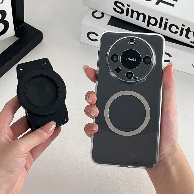 Magnetic HandsFree Belt Clip Holder Universal Phone Backpack Mount With Metal Hook Spring Rope M 3