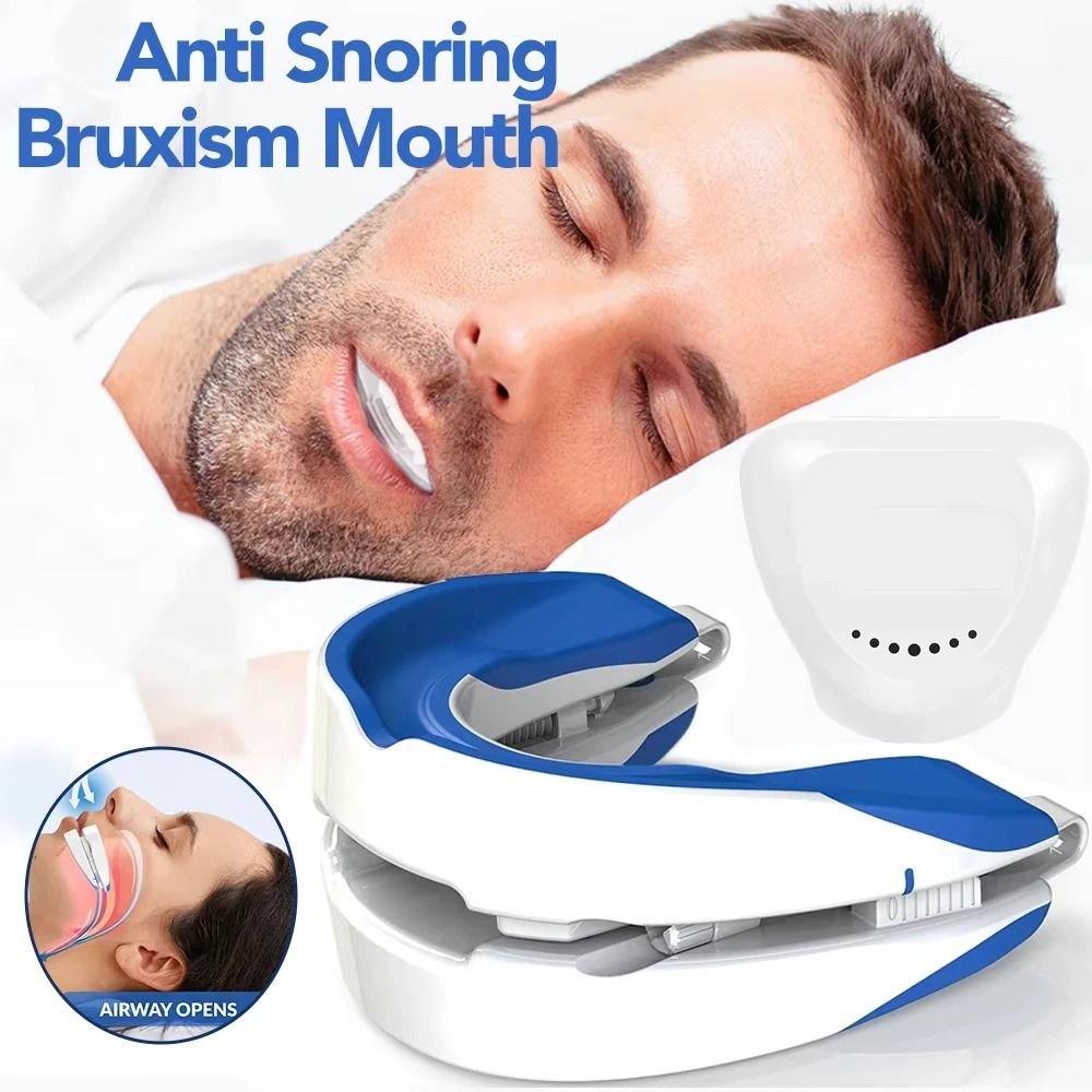 Adjustable AntiSnoring Mouth Guard Professional Bruxism Stopper Sleep Aid Precision Oral Airway 0