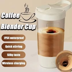 450ml electric self-stirring shaker cup – intelligent protein mixer – portable high-speed sports mixing hub
