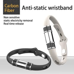 anti-static wrist band & key ring – electrostatic remover for vehicles & personal use – winter safety bracelet