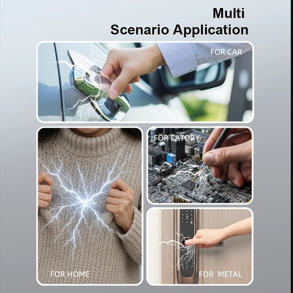 AntiStatic Wrist Band Key Ring Electrostatic Remover For Vehicles Personal Use Winter Safety Br 3