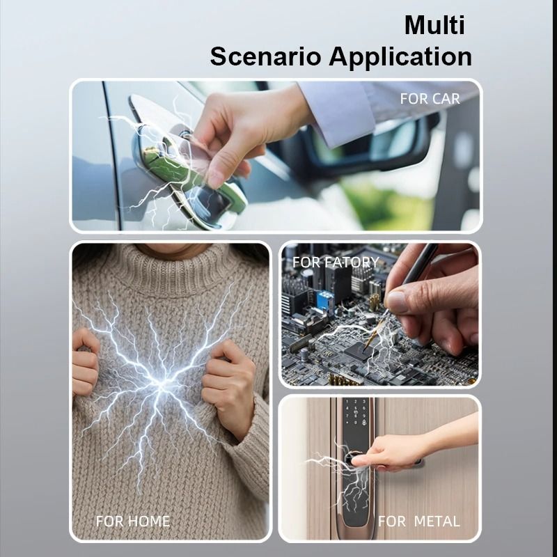 AntiStatic Wrist Band Key Ring Electrostatic Remover For Vehicles Personal Use Winter Safety Br 3