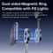 Magnetic Phone Tripod Selfie Stick Wireless Phone Grip Desktop Stand MagSafe Compatible Stabiliz 4